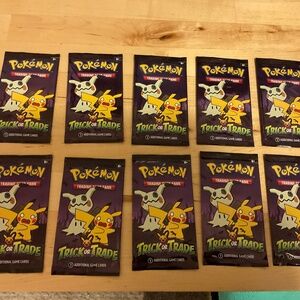 POKÉMON Trick or Trade Trading Game Cards - 10 packs